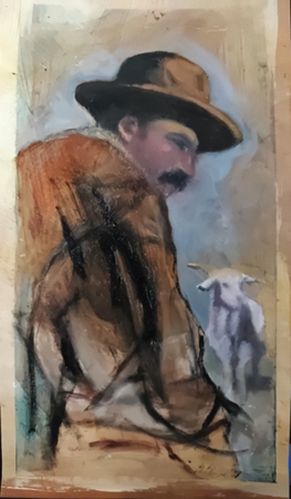 The Goat Rancher, Mills County by artist Grace Glover